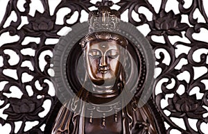 The face of Bodhisattva Guan Yin