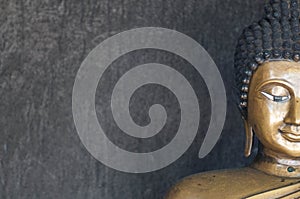 Face of buddha image