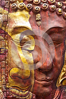 Face of buddha image