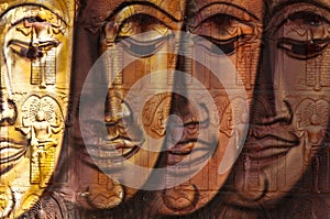 Face of buddha image