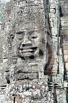 Face of the Cambodian King photo