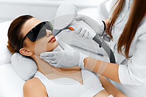 Face Care. Facial Laser Hair Removal. Epilation. Smooth Skin.