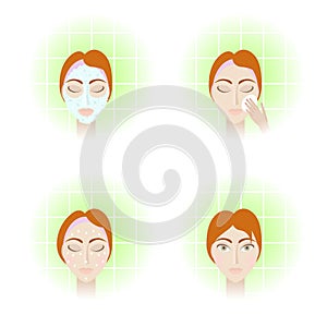 Face care stages