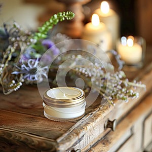 Face cream moisturiser, skincare and bodycare product, spa and organic beauty cosmetics for natural skin care routine