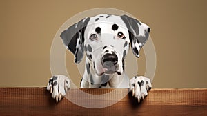 Face of Dalmatian, Generative ai