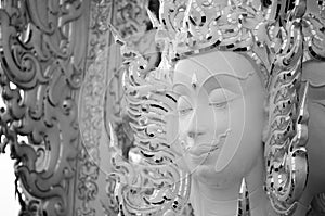 Face of God Buddhist Art Work Thailand