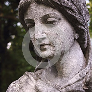 Face of goddess of love Aphrodite (Venus)