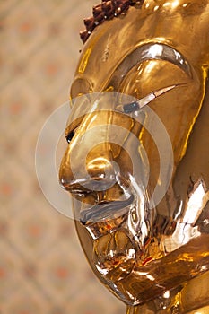 Face of the Golden Buddha