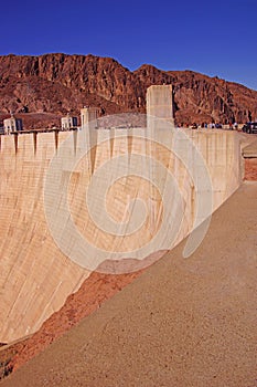 Face of Hoover Dam, Lake Mead , Colorado River