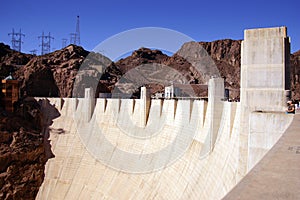 Face of Hoover Dam, Lake Mead , Colorado River