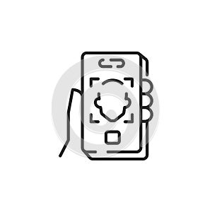 Face ID Security Icon