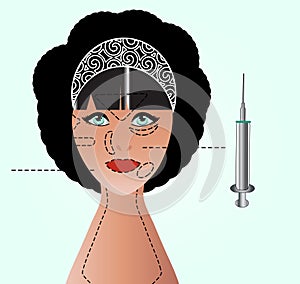 Face injectables facelift