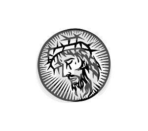 The face of the Lord Jesus in Circle Light