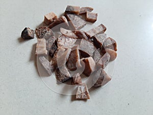 The face of mango kernels. Aam ki guthali ka mukhwas