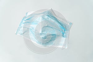 face mask on a neutral background