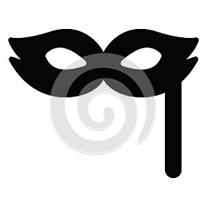 face mask vector glyph photo