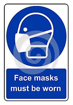 Face masks must be worn