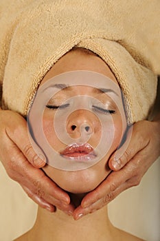 Face Massage at Day Spa