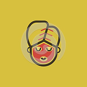 face pack. Vector illustration decorative design