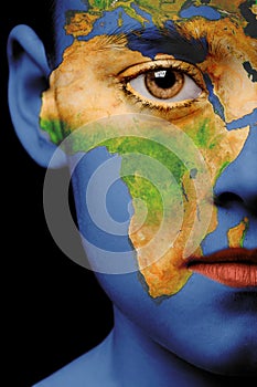 Face paint - africa