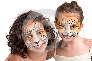 Face painting, felines