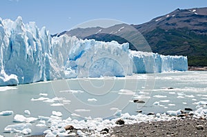 Face of Perito Merino glacier, Argentina