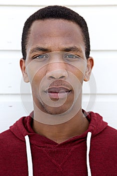 Face portrait of a young african man