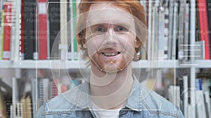 Face Recognition, Security Access Denied to Redhead Man