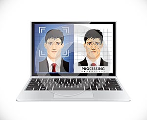 Face recognition system - Computer software