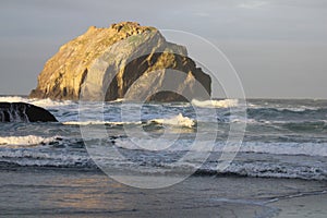 Face Rock Beach Oregon Coast Sunrise