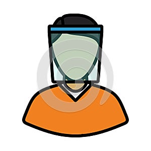 Face Shield Icon