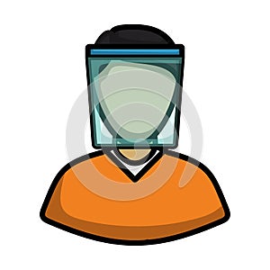 Face Shield Icon
