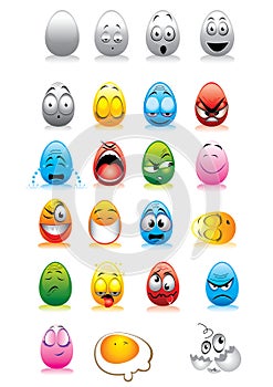 Emoticonos huevos 