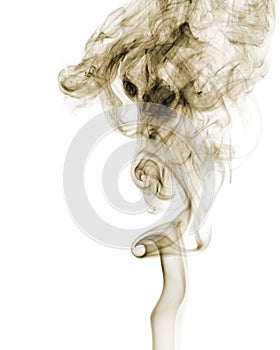 Face in the smoke