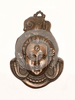 face statue of god shiv