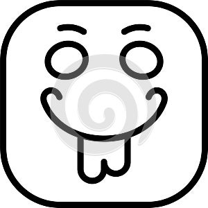 Face Vomiting Vector Icon