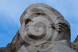 Face of Washington at Mt Rushmore
