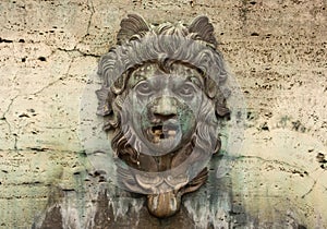 Face on a Water Fountain