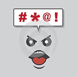 Face Yelling Expletives