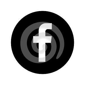 Facebook social media icon button