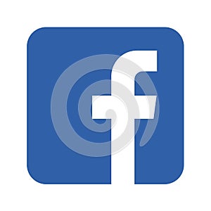 Facebook social media icon button