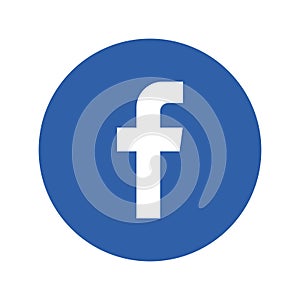 Facebook social media icon button