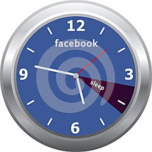 Facebook Clock