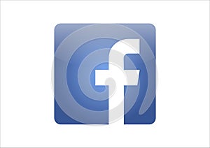 Facebook icon vector