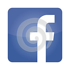 Facebook logo icon vector