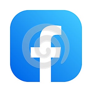 Facebook logo for web and print