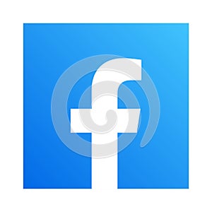 Facebook logo for web and print