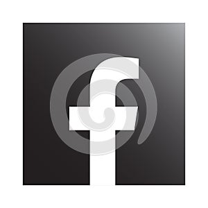 Facebook logo for web and print