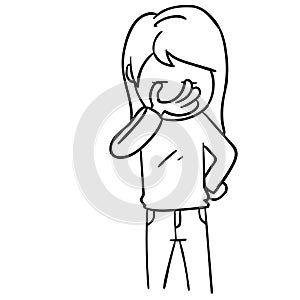 Facepalm fail vector illustration by crafteroks