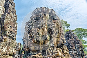 Faces of Bayon tample